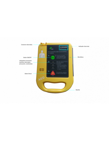 Desfibrilador semi automático modelo AED7000