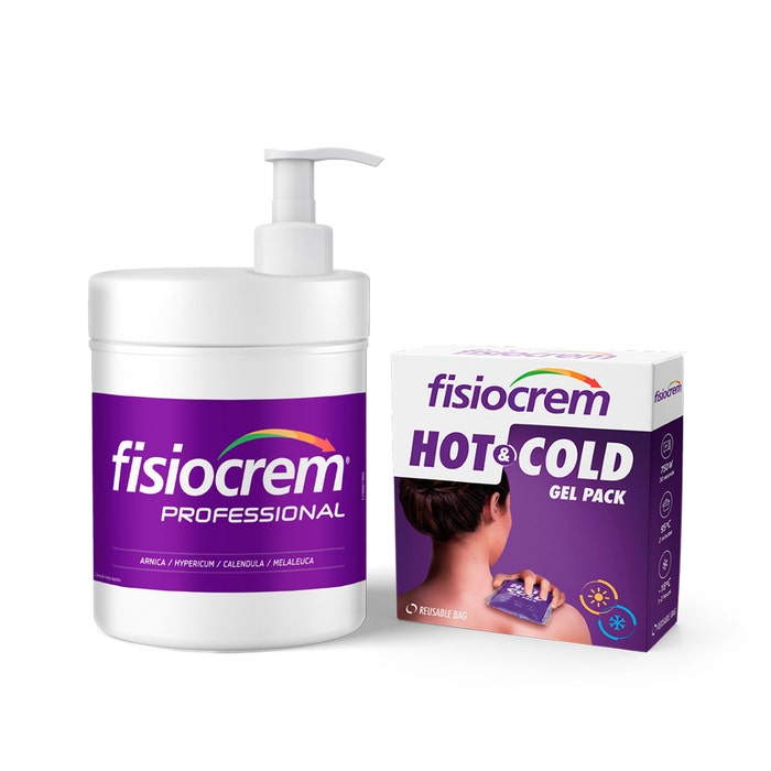 Fisiocrem 1000ml (1 litro) Profesional + Bolsa frío-calor Regalo