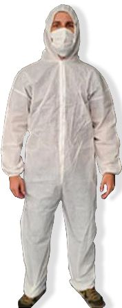 Buzo blanco TST impermeable Talla XL 1u
