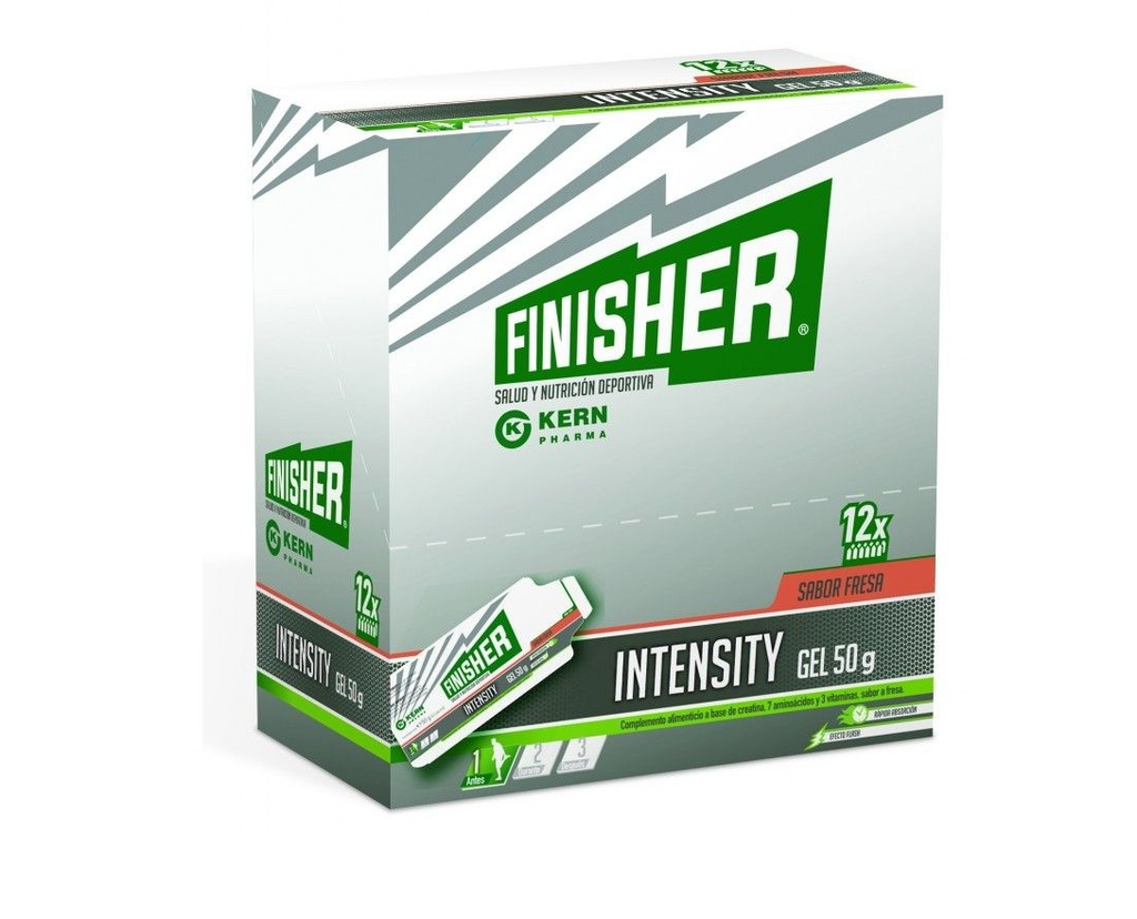 FINISHER INTENSITY GEL 12 sobres 50g SABOR FRESA