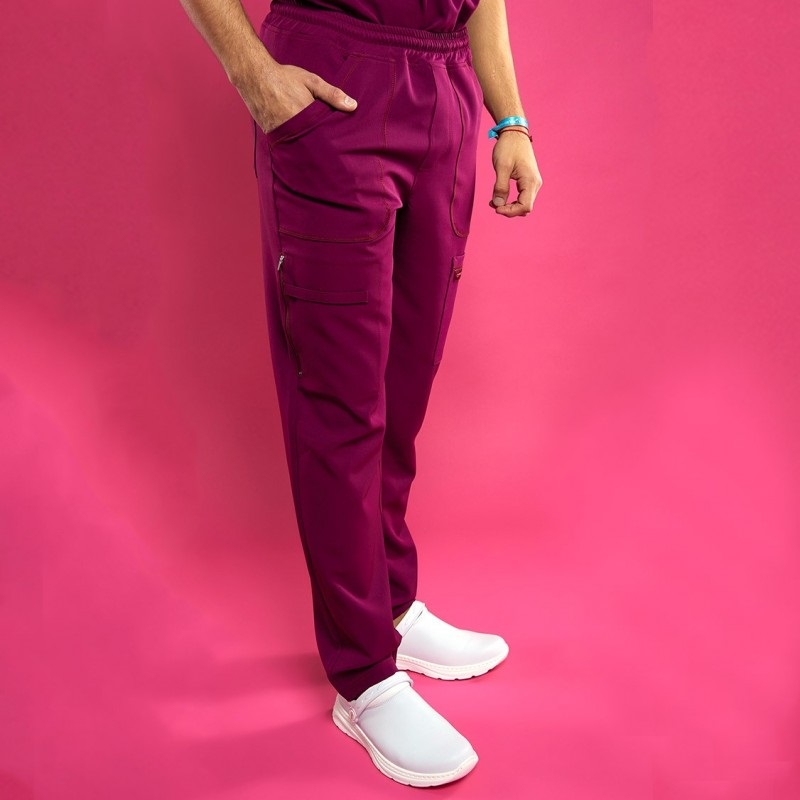 Pantalón Hombre Sensation Color Vino Impulso