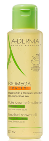 A-Derma Exomega Control Aceite limpiador emoliente 500 ml