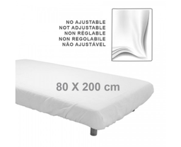 [01093410] Sábanas camilla desechables no ajustables 80x200 cm Caja 100u