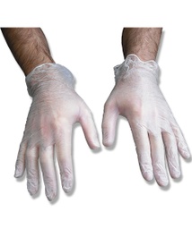Guantes de vinilo sin polvo ECO 100u.