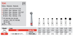 [TC41.204.016] Fresas Carburo Tungsteno Acabado Grano Fino RA Redondo TC41.204.016 5u Edenta